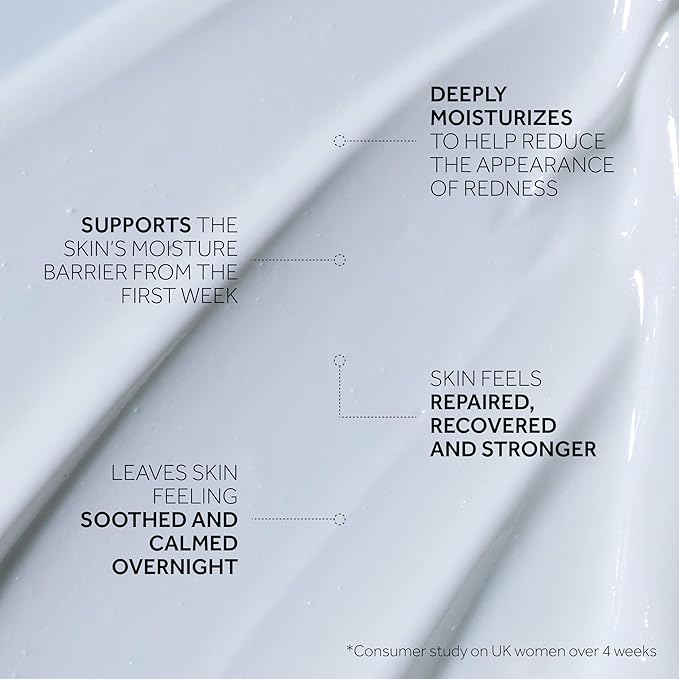 No7 Derm Solutions Skin Barrier Repair Night Cream & Redness Corrector for Face - CICA Restoring Overnight Treatment - Hydrates, Calms & Soothes - For Sensitive, Redness-Prone Skin (1.7 Fl Oz)