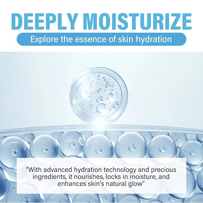 Ultra-Hydrating Serum, 3% Hyaluronic Acid Tube for Face Smoother Softer Skin, Pre-makeup Skin Care Hydrating Essence, 30 Pack