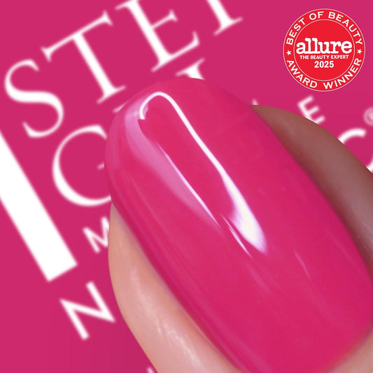 Nails Inc It's Topless Gel-Like Nail Polish, 4-in-1 Base Coat, Treatment, Color & Top Coat, Long Lasting, Strong, Chip Free Nails, Glossy Salon Quality Manicure, Air Dry, Olivia, 0.47 Fl Oz