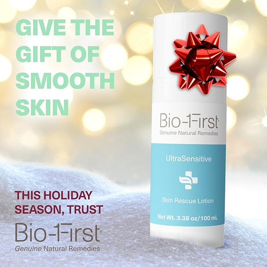 Ultrasensitive Skin Rescue Lotion - Body & Face Moisturizer - Hydrating Skin Care Rosacea, Rashes, or Dry, Itchy Skin - pH Balanced - Non-Toxic - Hypoallergenic - 3.38 oz