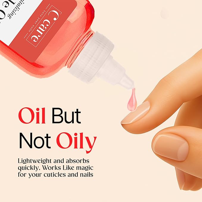 C CARE Pomegranate and Fig Cuticle Oil For Nails - Repairs Cuticles Overnight - Moisturizes and Strengthens Nails and Cuticles - 8oz