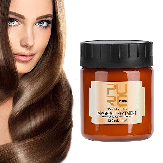 120ml Magical Hair Treatment Mask 5 Seconds Repairs Damage Hair Advanced Molecular Hair deep Conditioner Roots Treatment Return Bouncy Restore Elasticity Hair Care Essence