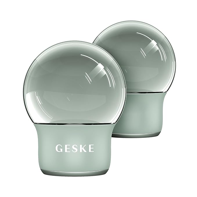 SmartAppGuided™ Cool & Warm Face & Body Massager | 7 in 1 | Multifunctional Massager | Face & Body | Battery-free Cooling & Warming | Firms, Relaxes & De-Puffs Skin | Globular Design