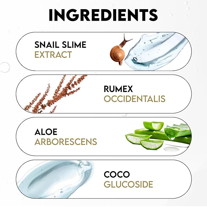 OMIC Lighten-Up LightenUp, 98% Snail Mucin Cream - 1fl oz / 30 ml - Baba de Caracol, Hydrating Night Cream, Pores Remover for Face, Hydrating Creams with Aloe Vera, Shea Butter