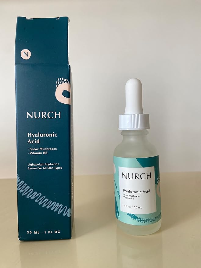 Pure Hyaluronic Acid Serum for Face + Snow Mushroom + Vitamin B5 | Natural & Lightweight | Vegan, Clean, & Fragrance Free | Moisturizer Hydrates Dry Skin & Reduces Appearance of Fine Lines, 1 Oz