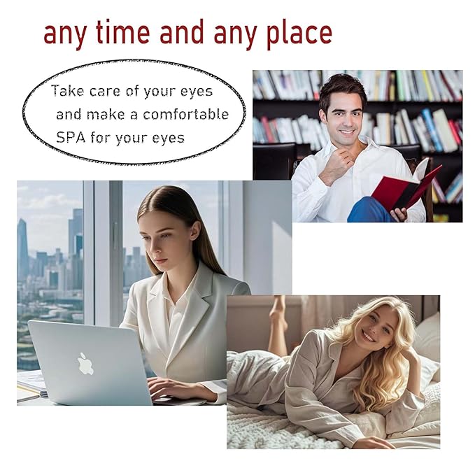 Eye Bag Remover Glasses,Revital Eyes Red Light Glasses, Revital Eyes Red Light Glasses, Eye Beauty Glasses Eyes Bag Remover For Reduce Dark Circles And Wrinkles At Home, One Size