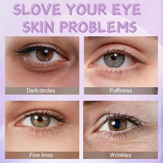 Collagen Eye Cream Anti Aging - Under Eye Cream for Dark Circles - Retinol Eye cream - Firming Eye Serum - for Puffiness and Bags Under Eyes - Smooth Eye Bags Treatment for Women