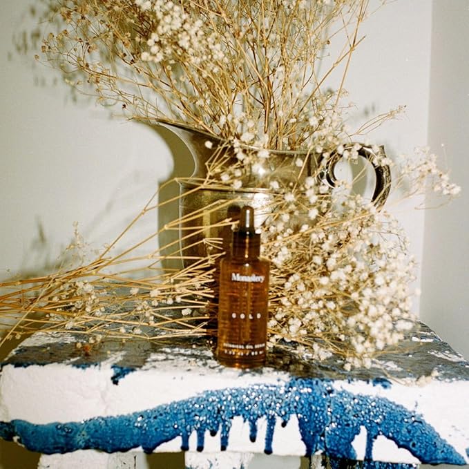 Monastery - Gold Face Moisturizer - 2.03 fl oz (60ml) with Rare Sandalwood Nut Oil - Calming & Repairing for Irritated, Dry, Red, or Puffy Skin