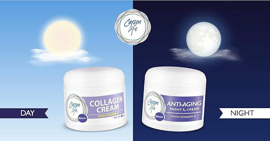 Carson Life Collagen Beauty Cream With Vitamin E - 4 Oz - Marvelously Rejuvenate Skin & Prevent Wrinkles - Keep Your Skin and Face Healthy - Made in the USA (Single)
