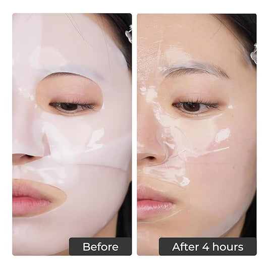 Bio-Collagen Sleeping Mask – Intense Hydration & Firming Treatment, Korean Skincare, Overnight Facial Mask for Women, 4-Pack