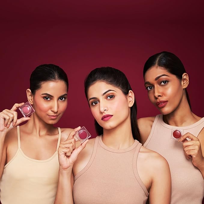 Sinful Lip N Cheek Mousse Tint - Powder Matte Blush for Cheeks and Tinted Lip Balm - 2 in 1 Weightless Formula - 006 Pink Pie - 0.14 oz