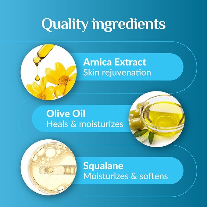 PURA Arnica Oil - Unscented Deep Tissue Massage Therapy, Hypoallergenic for Muscle Recovery, 8oz