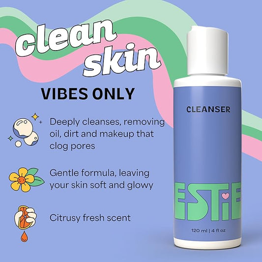 InstaNatural BESTIES Gentle Teen Face Cleanser | Vitamin C, Aloe Vera, Coconut Water | Simple Skincare for Healthy Skin | for Blemishes, Uneven Tone, Hydration, (Face Wash for All Skin Types)