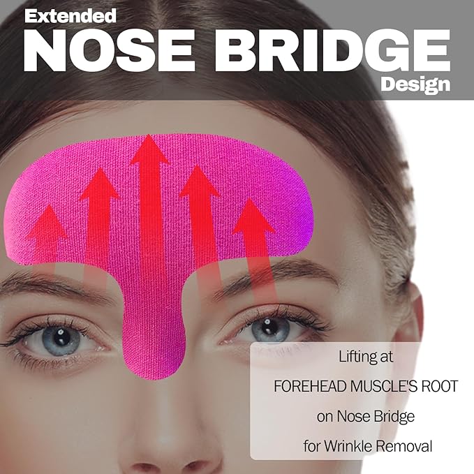 Wrinkle Patches for Face Overnight 15 PCS Forehead Wrinkle Patches, Face Tape for Wrinkle, Anti Wrinkle Tape for Forehead, 11 Lines, Frown Lines - Hypoallergenic Natural & Safe, Easy to Use