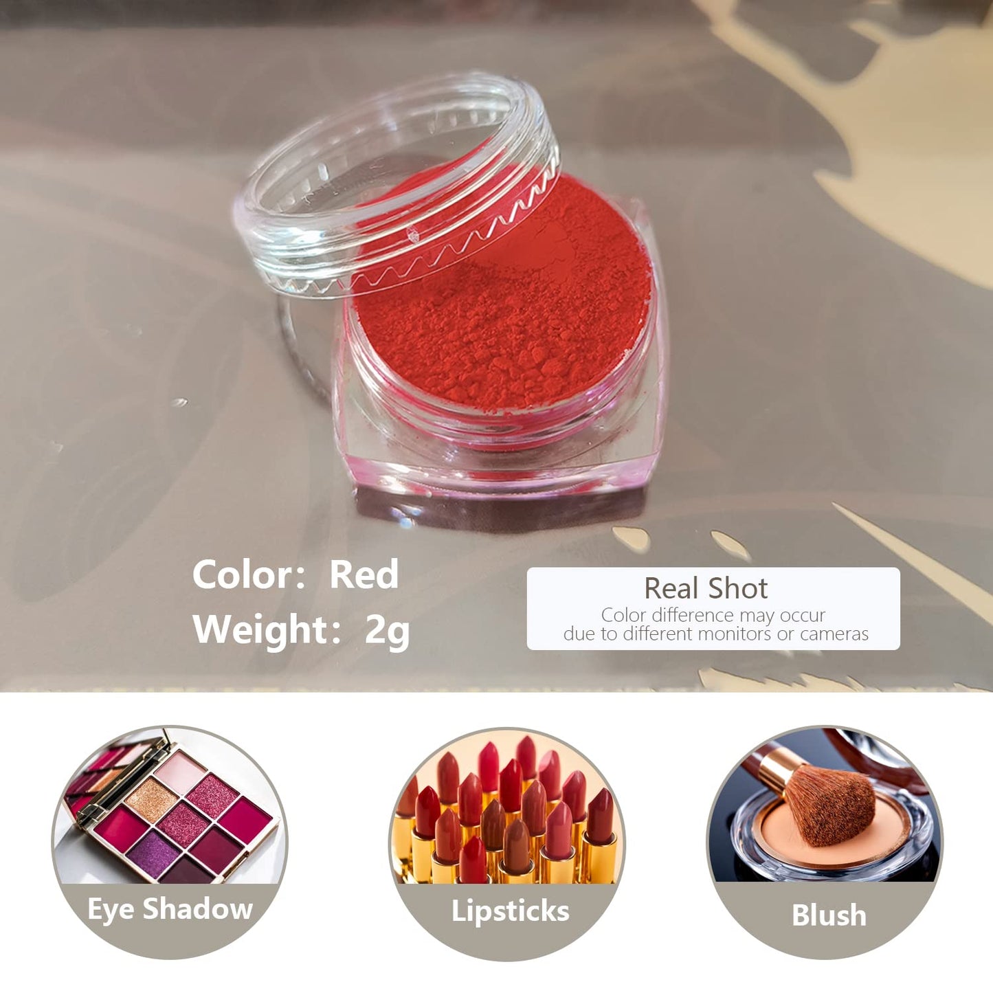 T-Miles 6-color natural cosmetics pigment set for DIY eye shadow lipstick blush