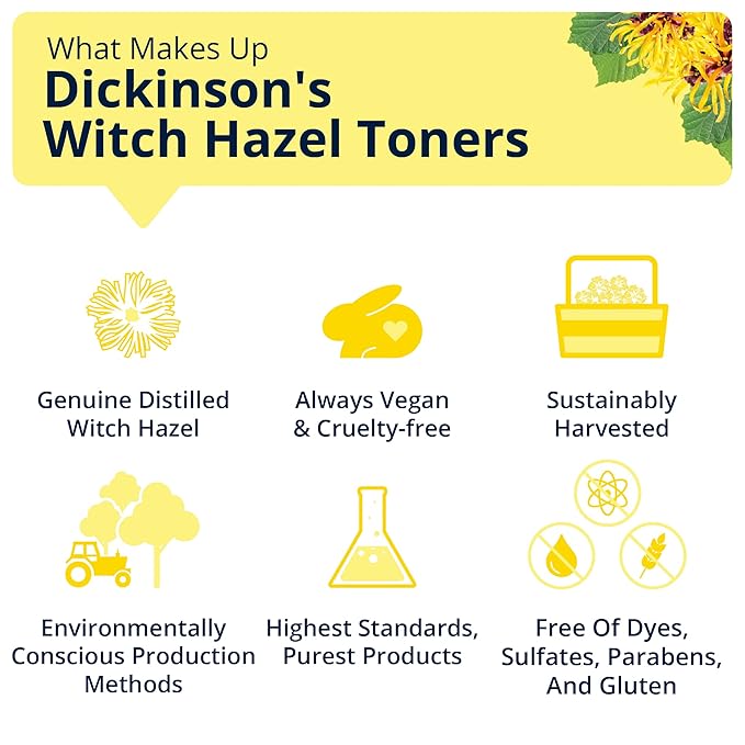 Dickinson's Witch Hazel Hydrating Toner + Serum with Rose Water