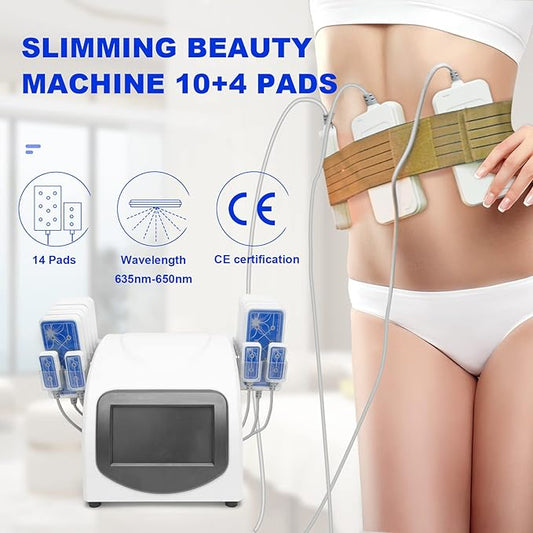 Body Shaper Weight Loss Slimming Beauty Machine 14 Pads Elitzia ETUU1401