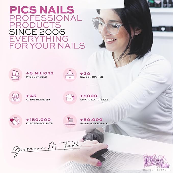 Pics Nails Professional Cuticle Oil - Lemon Cuticle Softener for Nails & Cuticle Care - Nail Oil Cuticle Repair Treatment with Sunflower Seed Oil 12ML Cuticle Oil Bottle with Brush Applicator