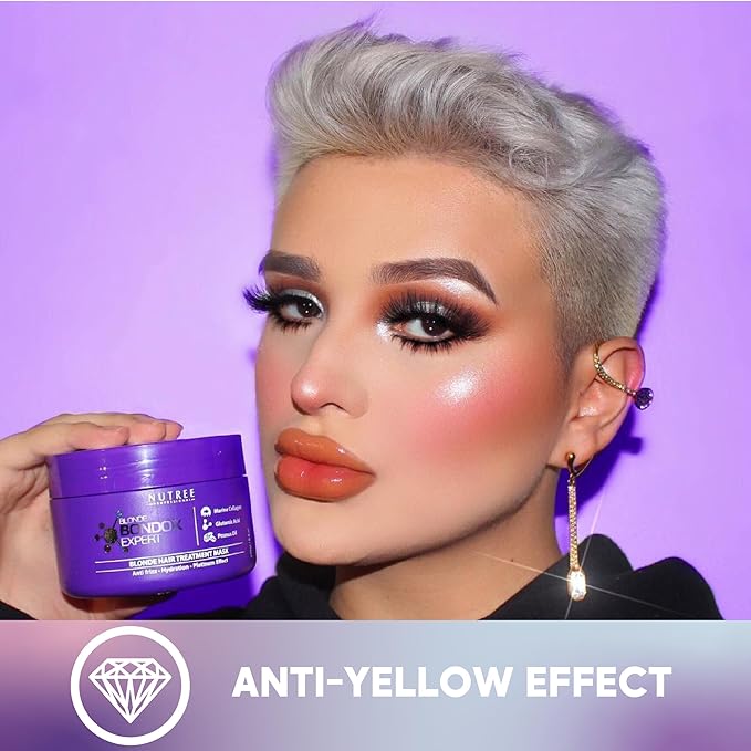 Amazonliss HAIR TREATMENT MASK FOR DAMAGED BRAZILIAN BONDOX & BLONDE & AFRO Thermal Activated Mask