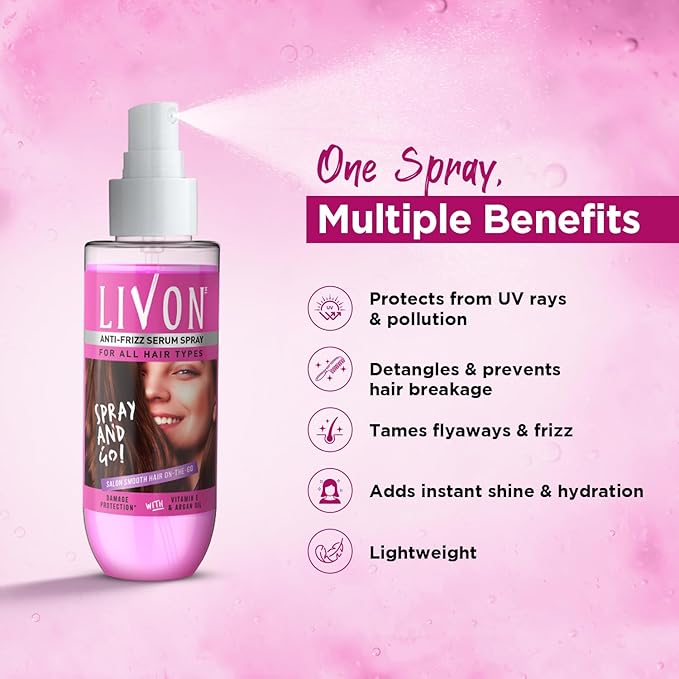Livon Shake and Spray Hair Serum, 100ml
