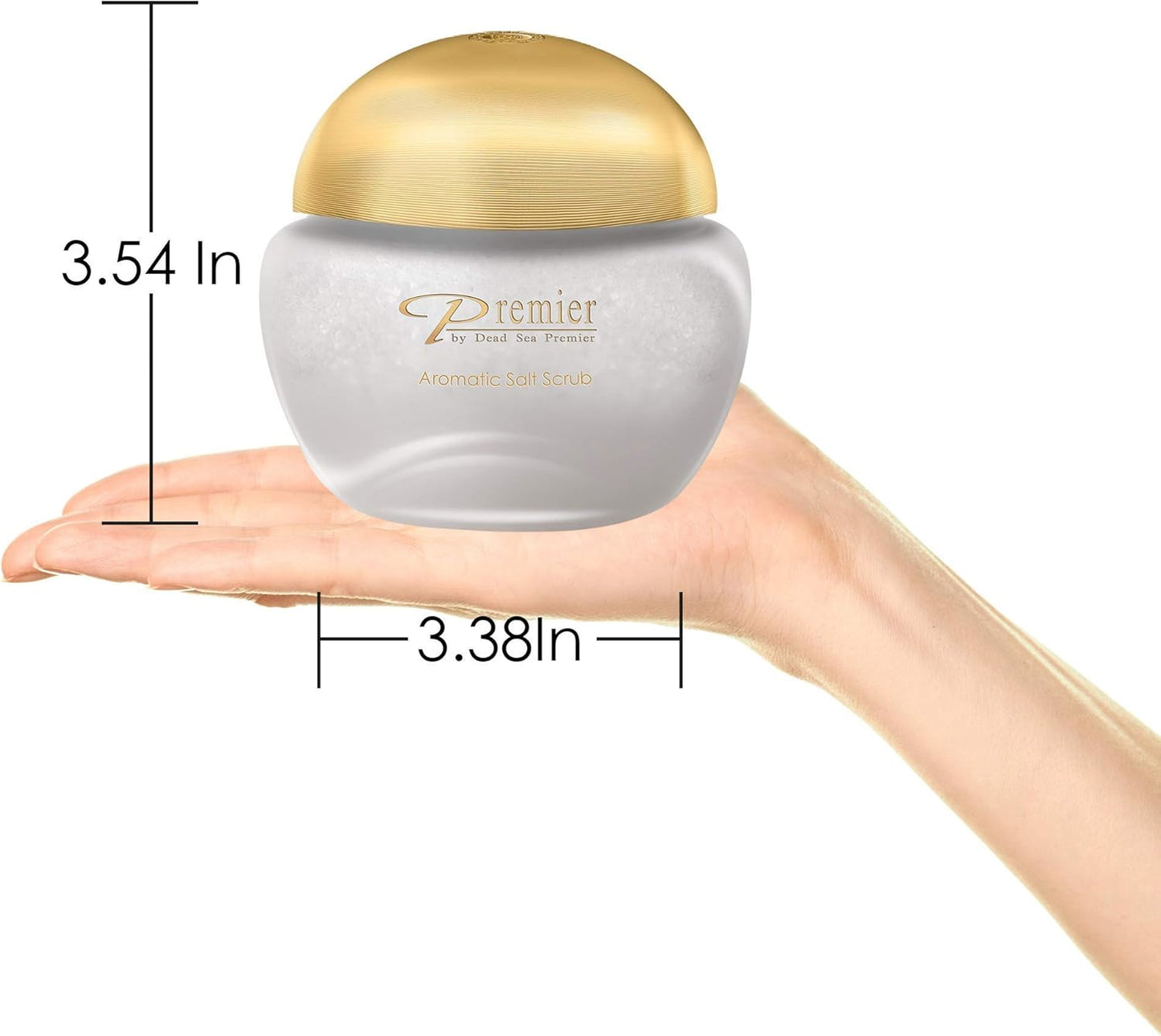 Premier Dead Sea Aromatic Salt Scrub, body scrub, bath salts infused with essential oils, jojoba oil, vitamin e oil, Exfoliates and Moisturizes smooth soft skin Hands, Feet & Body EXOTIC SCENT 10.5oz