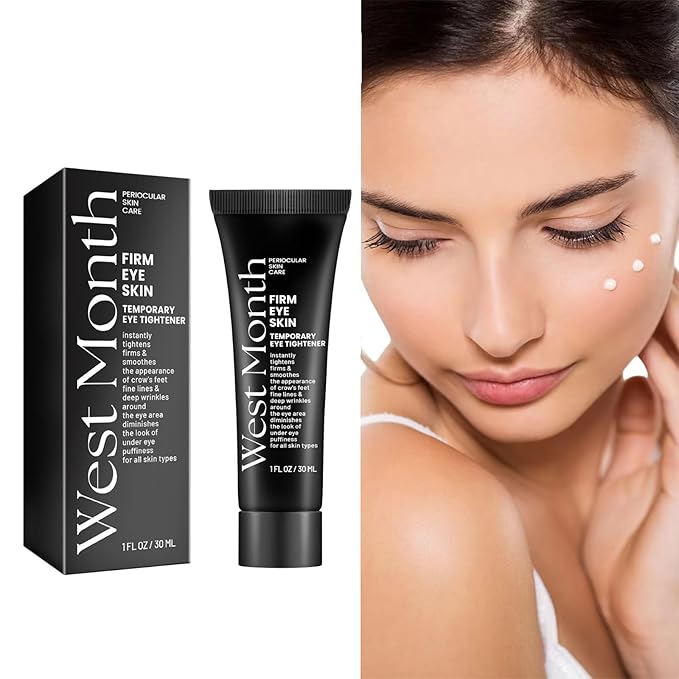 West Month Firming Eye Cream, Moisturizing Hydrating Eye Cream Area Anti Aging Fine Lines for Dark Circles, Crow's Feet, Moisturizing Skin, Reduces Eye Bags