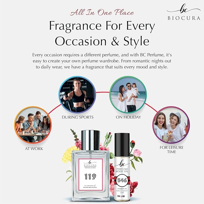 BC Perfume 529 Inspired by Ford Oud Wood For Men Replica Fragrance Body Oil Dupes Alcohol-Free Sample Travel Size Concentrated Long Lasting Roll-On 0.3 Fl Oz/10ml