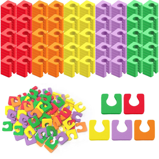 600 Pcs Toe Separators Unisex, Soft Foam Finger Divider Spacer Set, Nail Polish Art Painting Pedicure Tools Suitable for Spa Salon Beauty Foot Therapy, Multicolour