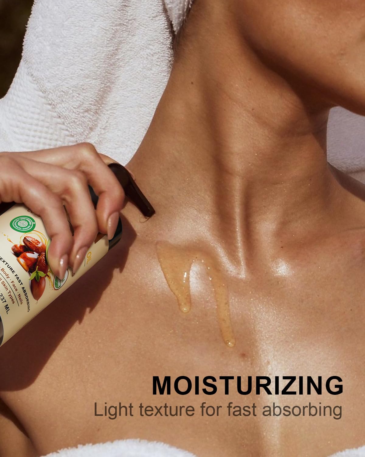 Yoken USDA Organic Jojoba Oil Cold Pressed 8 fl oz, 100% Pure & Natural Unrefined Jojoba Oil for Face Hair & Skin Massage, Hexane Free, Deeply Moisturizing Body Carrier oils Multi-Purpose Serum