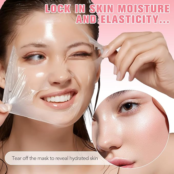 Collagen Night Wrapping Mask Peel-Off Overnight Collagen Face Mask (TWO PACK)