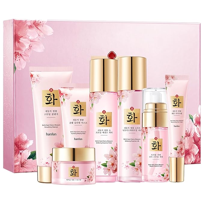 Anti-Wrinkle Skin Care Routine Large Kit,Anti-Aging & Hydrate Skin,Facial Cleanser,Toner,Lotion,Cream,Serum,Eye Cream Skincare Gift Set,Wife Mom Womens Gifts for Christmas Stocking Stuffer