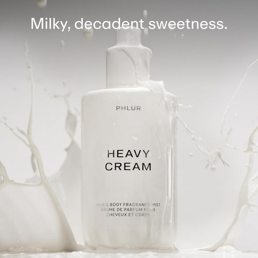 PHLUR Heavy Cream Body Mist – Hair and Body Mist & Body Spray Marshmallow, Whipped Cream, Jasmine, Coconut & Vanilla Body Spray (8 FL Oz)