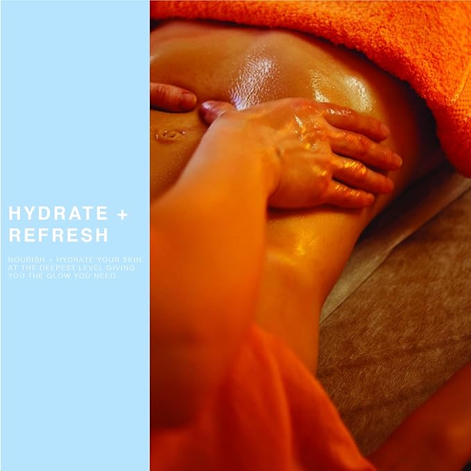 Multi-Use Oil for Face, Body and Hair - Forget Me Not - Organic Blend of Apricot, Vitamin E and Sweet Almond Oil Moisturizer for Dry Skin, Scalp and Nails - Peach, Mandarin and Green Tea - 4 Fl Oz