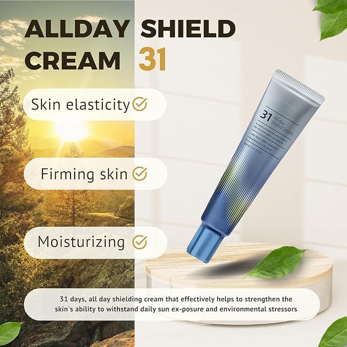 FAGOBYX 31 All-Day Shield Cream & 102 Night Renewal Cream,All-day & Night 2 Pcs Cream For Face,Intensive Skin Care,Centella Asiatica And Niacinamide,All Skin Types