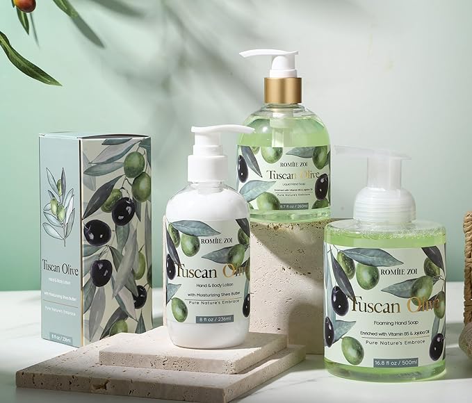 Daily Hand & Body Lotion with Moisturizing Shea Butter - Tuscan Olive - 236 ML / 8 FL OZ