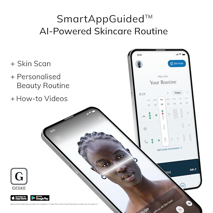 SmartAppGuided™ Cool & Warm Eye & Face Massager | 7 in 1 | Multi Massager | Face & Neck | Battery-free Cooling & Warming | Firms, Relaxes & De-Puffs Skin | Eye-Nose Area Targeted Design