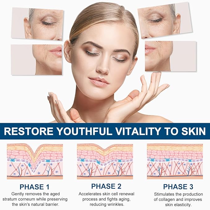 Retinol Face Stick, 3-in-1 Advanced Retinol Firming Serum Stick, Reduces Wrinkles, Smooth and Tighten Face & Neck, 30g Nourishing Anti Aging Repair Cream for All Skin Types,1.0 OZ