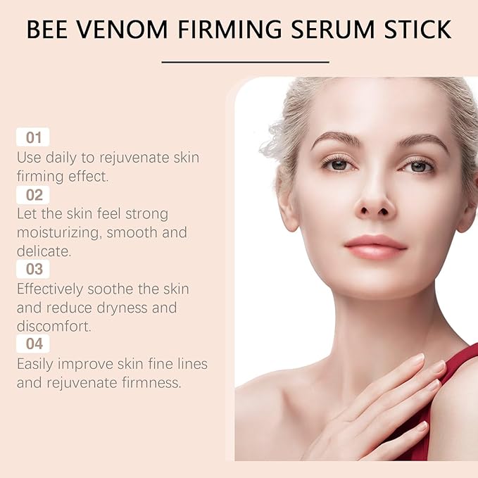 Botox Bee Venom Firming Serum Stick,Advanced Firming & Wrinkle-Reducing Cream, Skin Firming Cream For Body, Lifts, Plumps and Firms Skin,Natural Serum for All Skin Types (2PC)