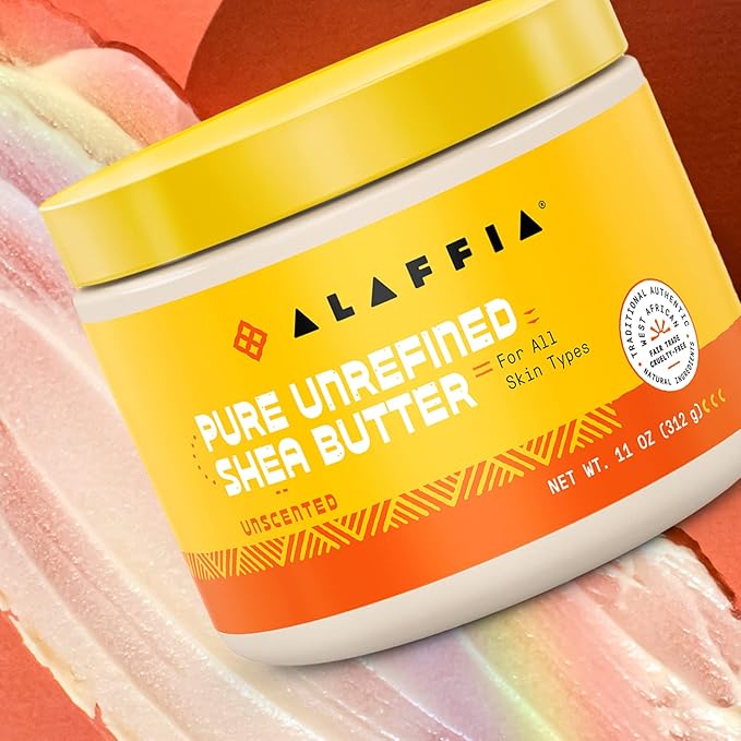 Alaffia, Pure Unrefined Shea Butter, Unscented, 11 oz