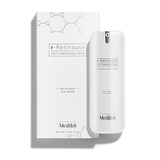 Medik8 R-Retinoate Day & Night Eye Serum - Hydrating, Plumping Vitamin A Undereye Serum - Reduces Fine Lines, Wrinkles, Dark Circles - 0.5 oz