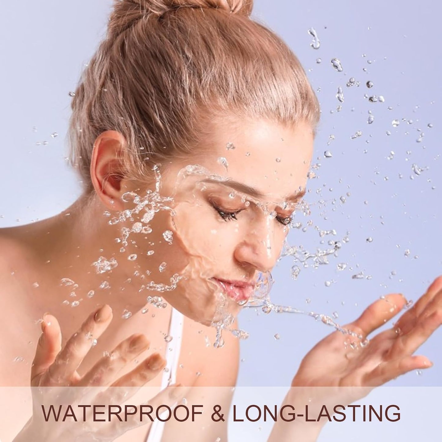 Boobeen Waterproof Eyebrow Pencil with Pomade, Brow Gel with Dual-ended Brush, Long-Lasting Natural Hair-Like Brows for All Skin Tones, Brown