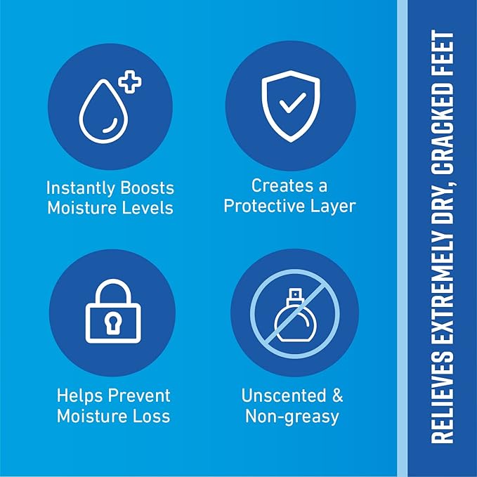 O'Keeffe's for Healthy Feet Foot Cream - 3.2 oz Jar (2 Pack) - Guaranteed Relief for Extremely Cracked, Dry Feet, Repairing Skincare, Instantly Boosts and Retains Moisture Levels