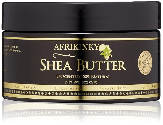 Shea Butter -Unrefined Pure Raw Grade A Ivory Authentic 8oz – Skin Nourishing, Moisturizing