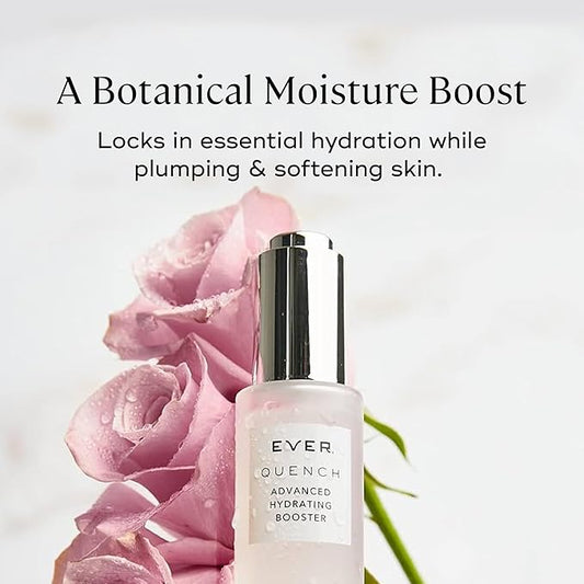 EVER Advanced Hydrating Serum - Hyaluronic Acid Serum for Face, Peptides Face Serum, Hydrating Serum for Women, Anti-Aging Moisturizing Serum, Reduces Fine Lines and Wrinkles, 1 fl oz