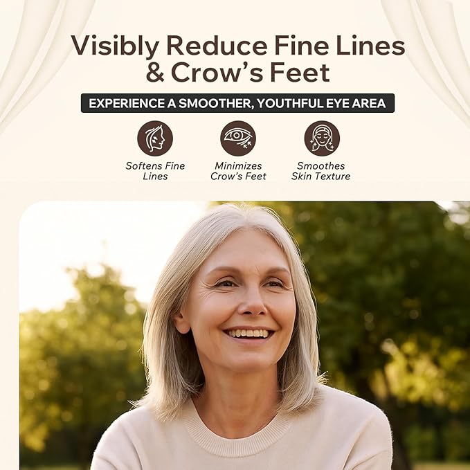 Sericin Reviving Eye Serum - Age Defying Eye Serums with Silk Protein to Smooth Fine Lines & Hydrate- Night Eyes Serums Reduces Puffiness & Fine Lines- Wrinkle Serum for Youthful Skin- 1.2 OZ