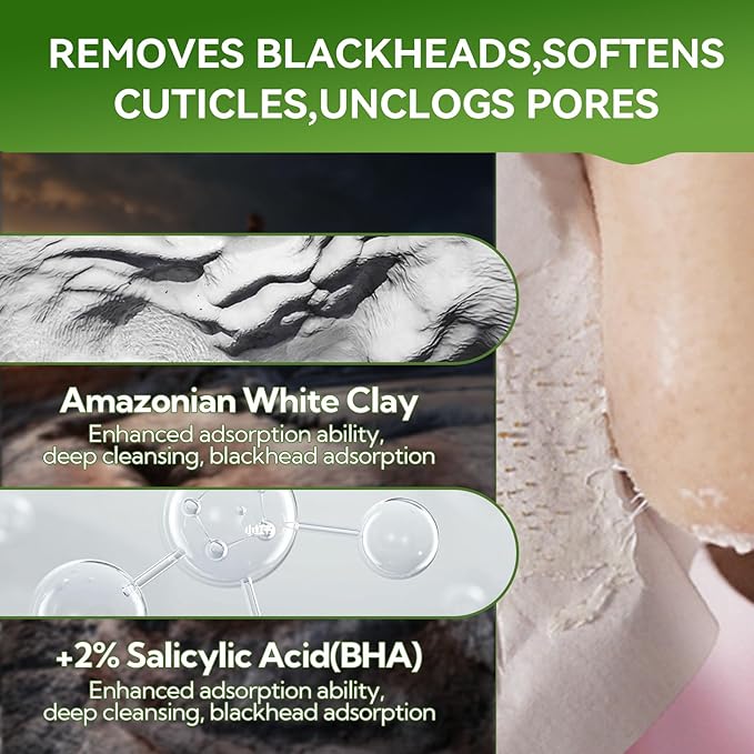 LANBENA Blackhead Remover Nose Pore Strips for Face, 2.0 Upgraded Deep Cleansing Peel off Mask Nose Strips Skincare for All Skin (1.06 Oz/30g) - 60pcs Strips