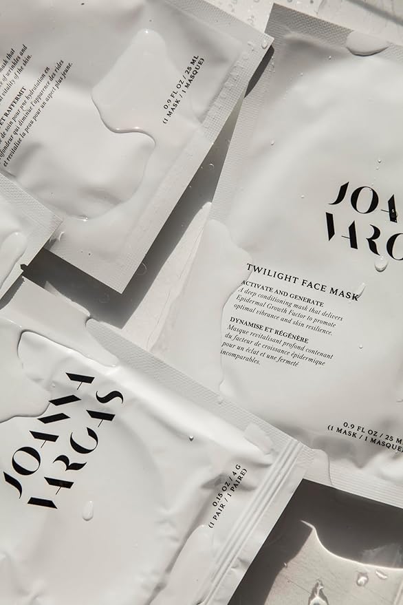 Joanna Vargas Twilight Face Mask - Hydrating Face Masks with Epidermal Growth Factor & Niacinamide - Soothing Facial Masks for Women - Repairing Sheet Mask for Enhanced Skin Barrier - Single Sheet