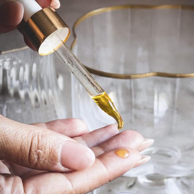 Anima Mundi Collagen Booster Facial Oil - Hydrating Organic Plant-Based Collagen Oil with He Shou Wu & Rose Petals - Restore & Regenerate Collagen Receptors for Glowing Skin Complexion (2oz / 59ml)