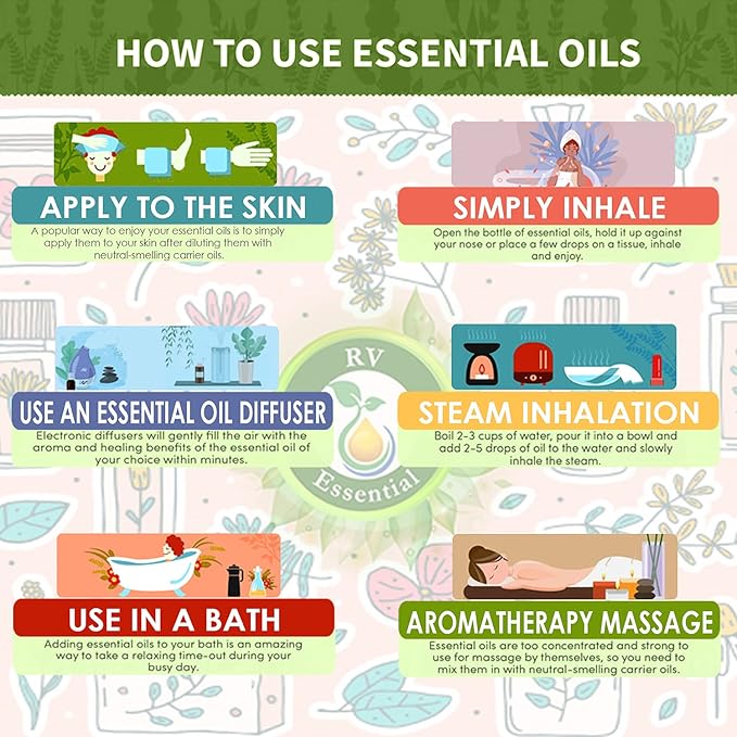 R V Essential Pure Labdanum Essential Oil 630ml (21oz)- Cistus Ladaniferus (100% Pure and Natural Steam Distilled)