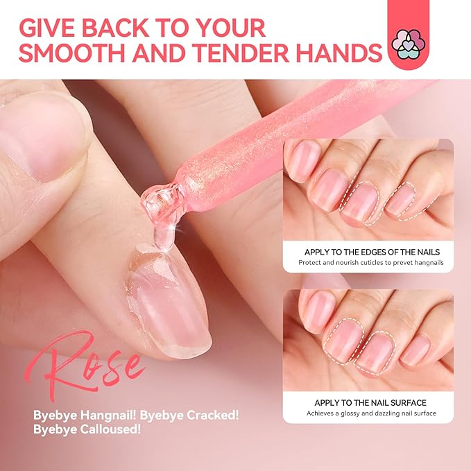 SAVILAND Cuticle Oil Vitamin E: 40ml Rosehip Nail Growth Oil Jojoba Mineral Nail Oil Plant-based Cuticle Oil For Nail Ultra Nourishing Repair Nail Strengthener For Thin Weak Damaged Nails